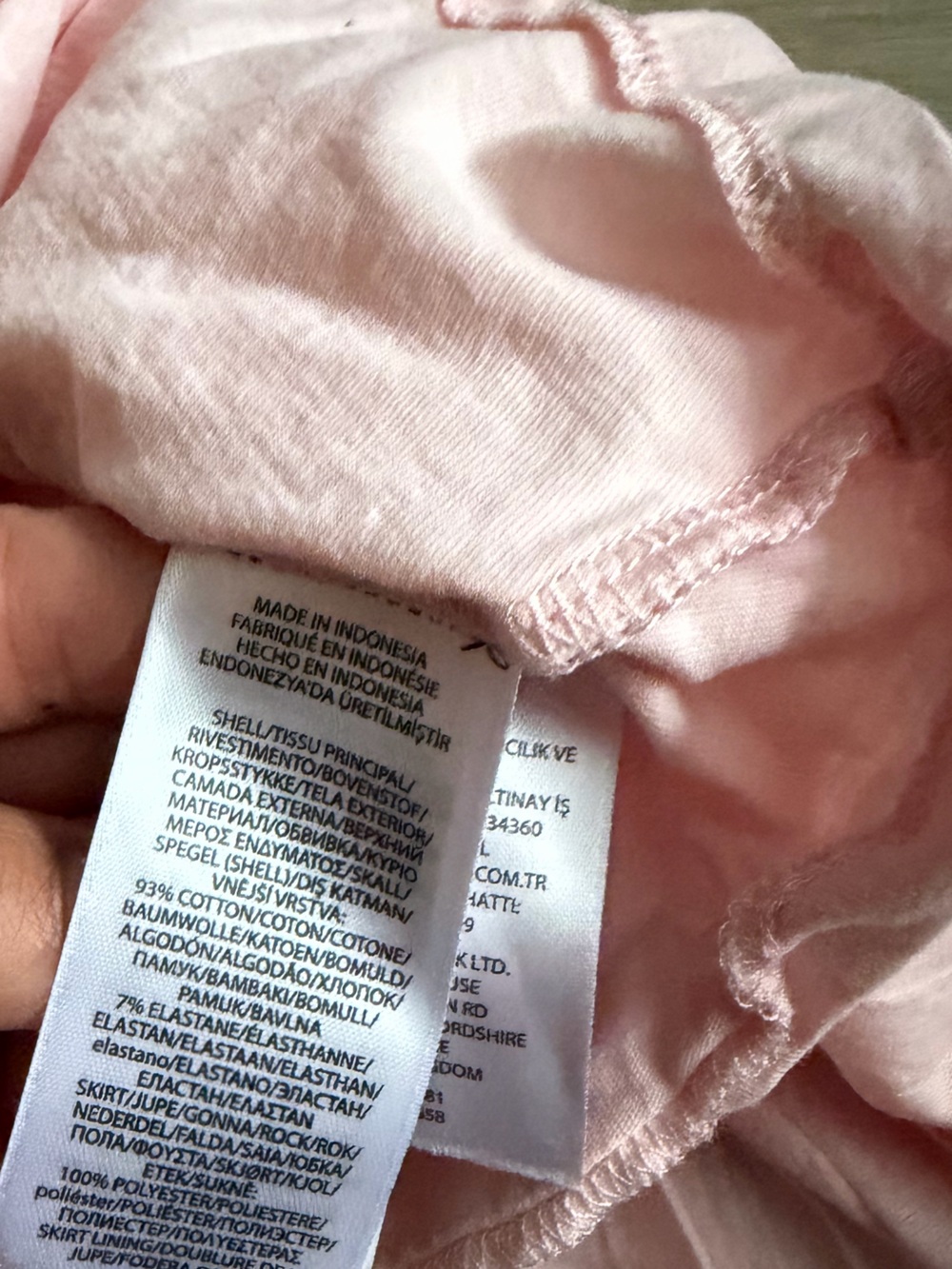 Polo Ralph Lauren Girls Pink Pleated Stretch Ponte Dress Cotton SZ 7 - Picture 4 of 8
